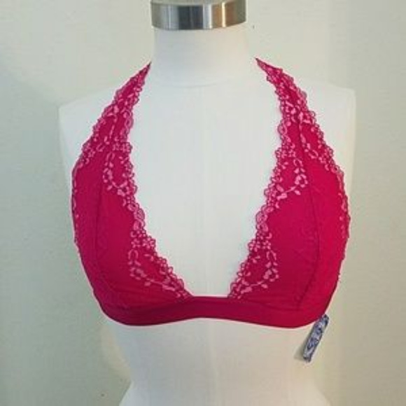 1. ๐ Free People Intimately Elle Lace Halter Bra - Picture 5 of 7